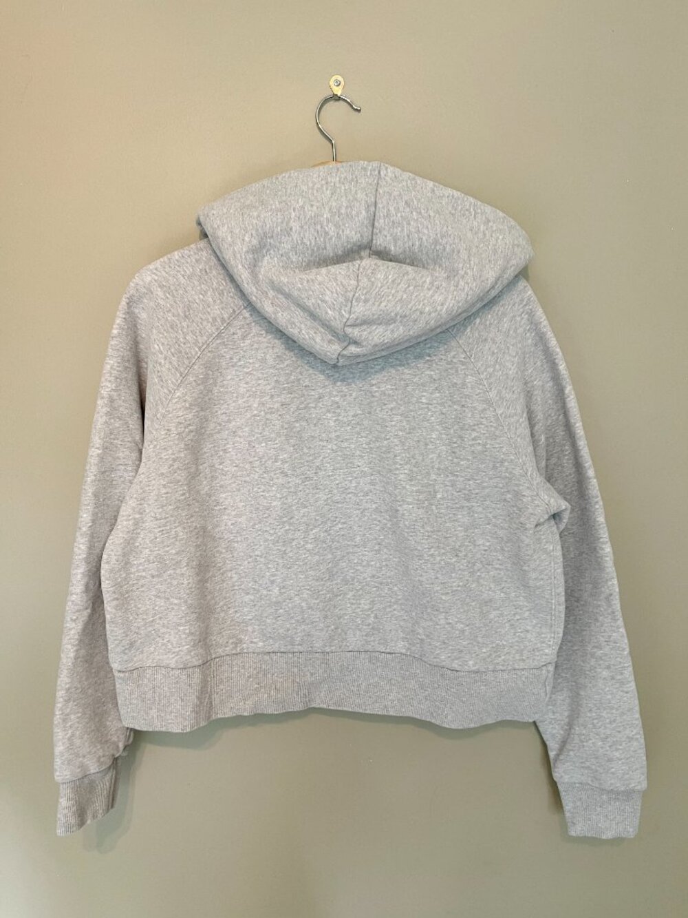 Vuori Restore Half Zip Hoodie Light Heather Grey Size L - Picture 3 of 3